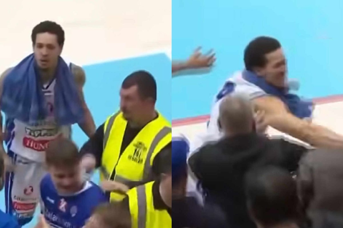 Vengrijoje krepšininkas kumščiu smogė sirgaliui