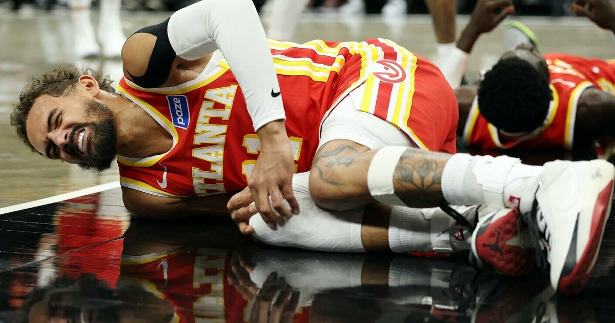 Trae Youngas ilgam iškrito iš rikiuotės