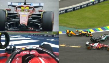 Brazilijoje – „Ferrari“ košmaras ir fantastiškas iš boksų startavusio Verstappeno pasirodymas