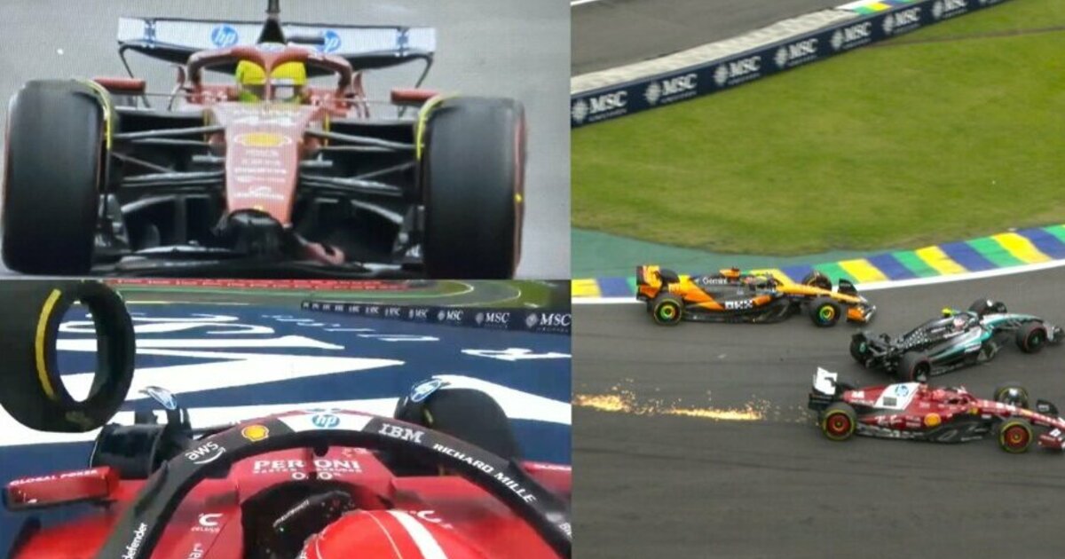 Brazilijoje – „Ferrari“ košmaras ir fantastiškas iš boksų startavusio Verstappeno pasirodymas