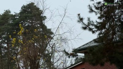 Alytuje į namo kiemą nusileido kontrabandininkų balionas (Alytausgidas.lt nuotr.)