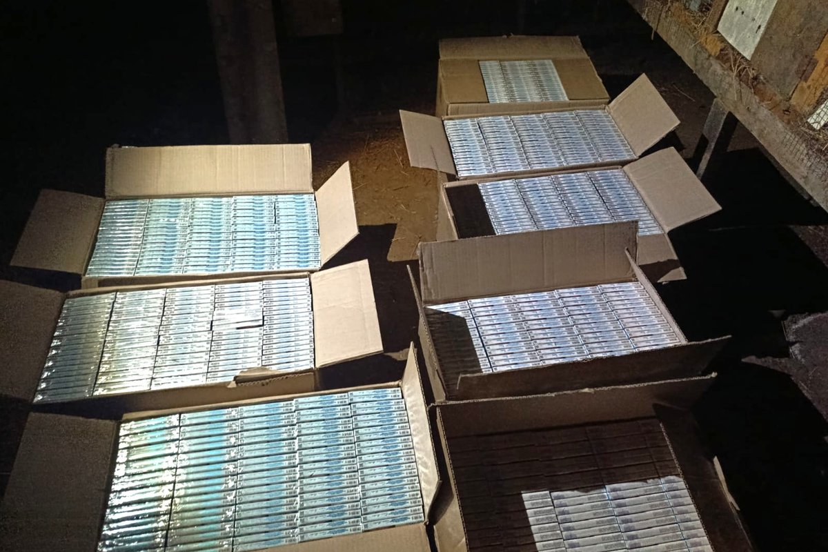 Pasienio punktuose šiemet sulaikyta 6 mln. pakelių cigarečių