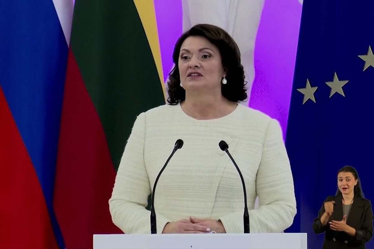 Įkvepianti Nausėdienės kalba konferencijoje „Auginu Europą 2025“