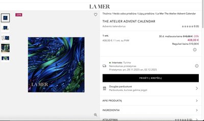 „La Mer“ Advento kalendorius