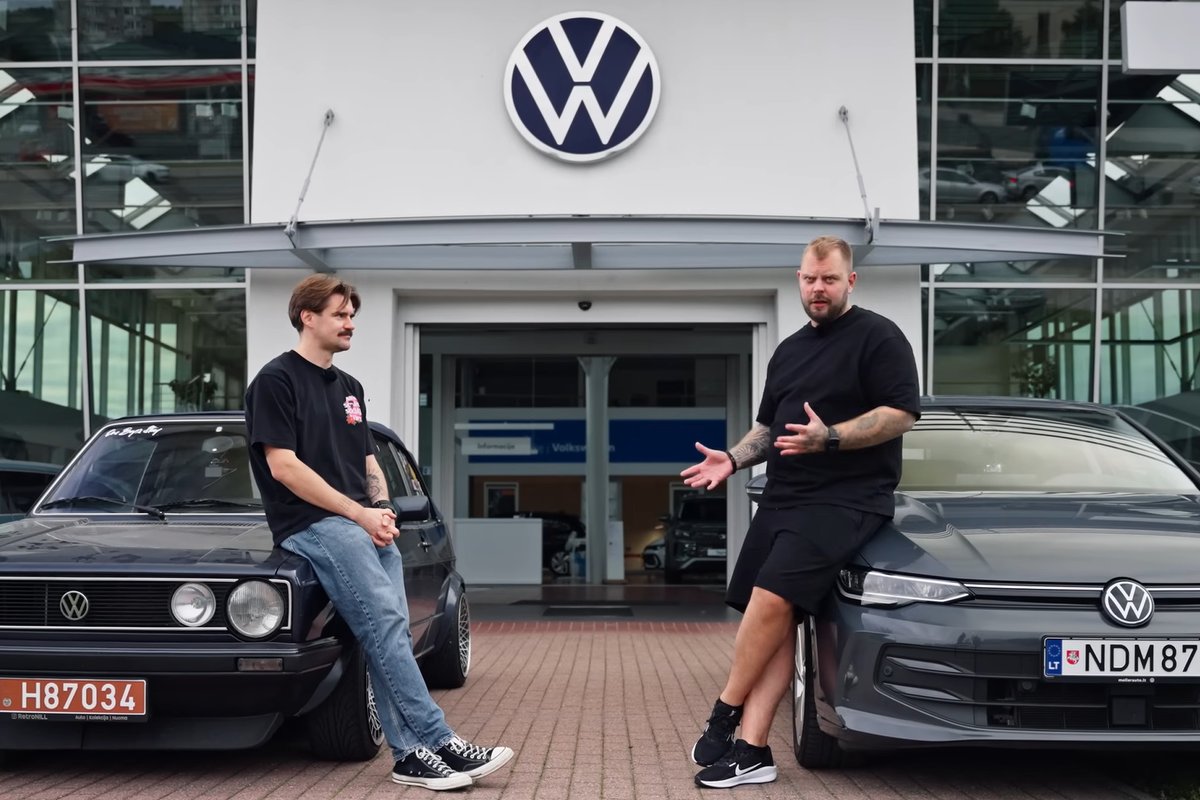 Boguševičius ir de Miko palygino pirmą ir aštuntą „Golf“