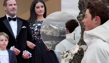 Po ilgų metų Johnas Travolta pagaliau parodė užaugusį 14-metį sūnų: retas vaizdas nustebino