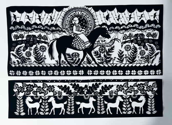 Asmeninio archyvo nuotr./Rasos Slesoriūnienės karpiniai