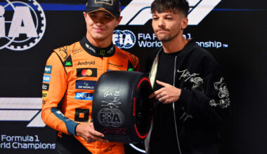 L. Norrisas išplatino pranešimą po diskvalifikacijos