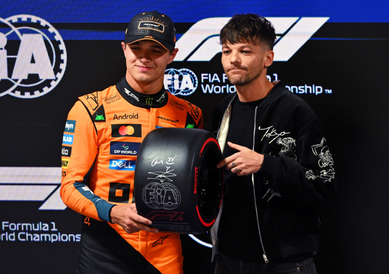 L. Norrisas išplatino pranešimą po diskvalifikacijos