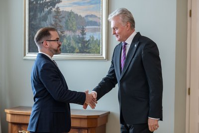 Robertas Kaunas ir Gitanas Nausėda