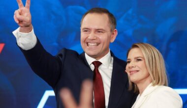 39-erių Lenkijos prezidento žmona išėjo į pensiją