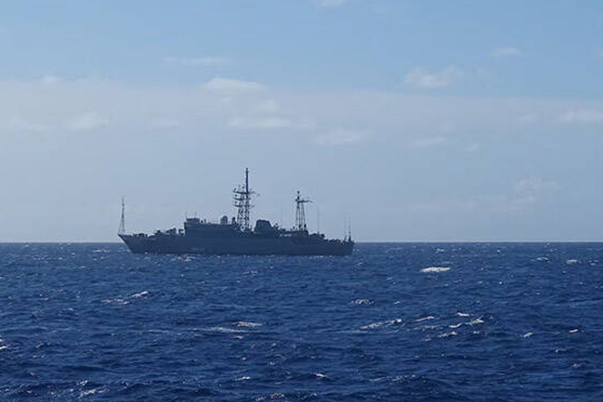 JAV prie savo vandenų aptiko rusų šnipinėjimo laivą