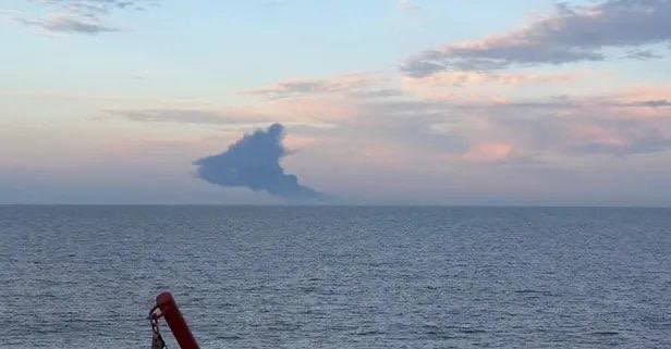 Smogta dviem rusų tanklaiviams (nuotr. Telegram)