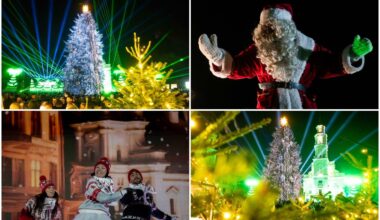 Kauno Kalėdų eglės įžiebimo<br>G.Bitvinsko nuotr.