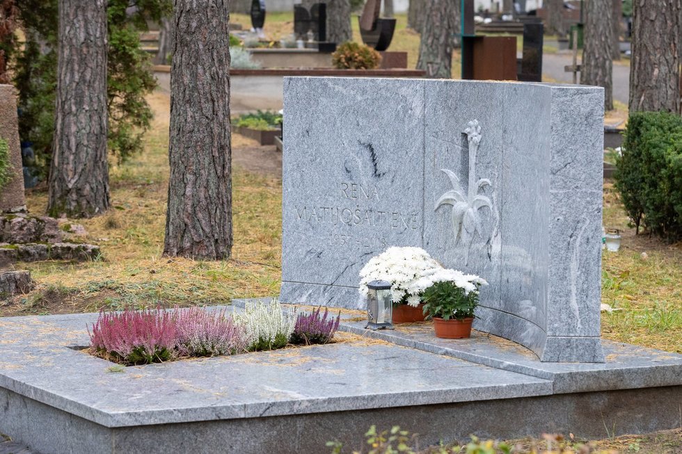 Irenos Matijošaitienės kapas (Teodoras Biliūnas/ BNS nuotr.)