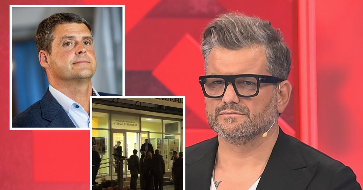 Paviešintas vaizdo įrašas iš Tauragės – Žemaitaitis išvijo moksleivius iš bibliotekos: „Šitam viskas galima“ | Vardai