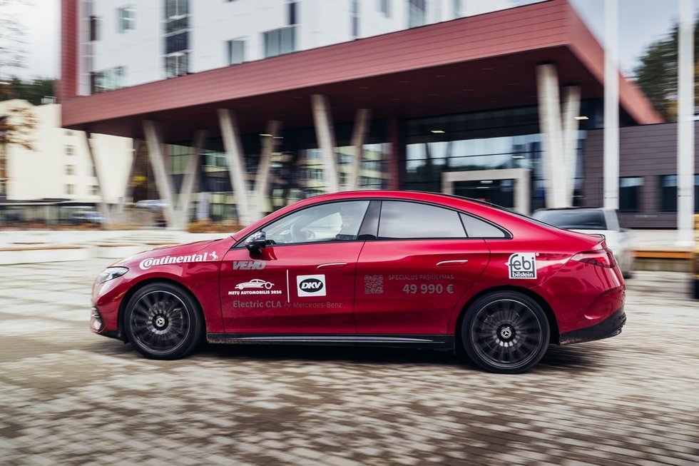 Lietuvos metų automobilis 2026“ elektromobilių bandymai (nuotr. Vytauto Pilkausko)