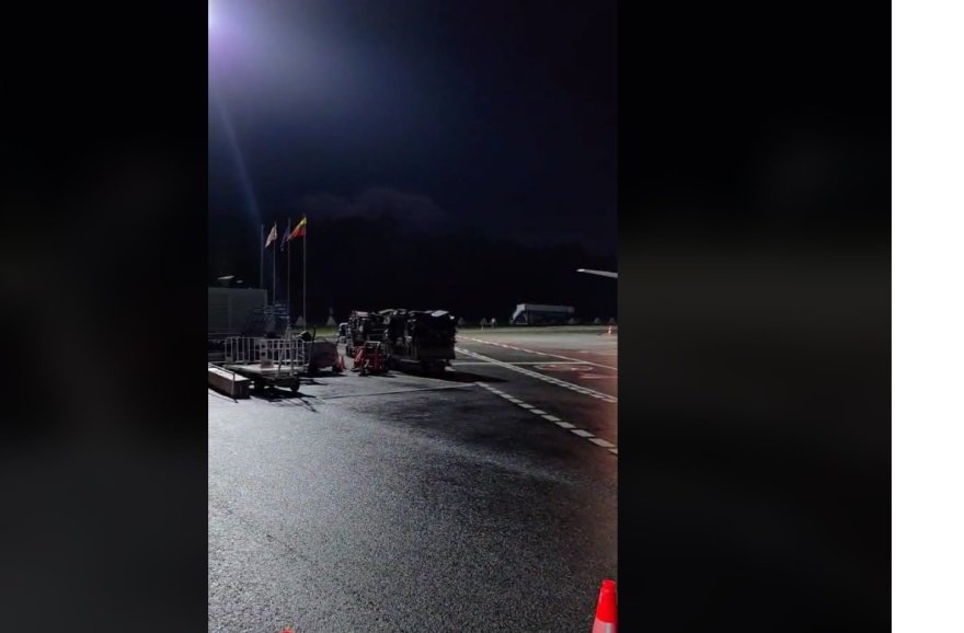 Tomo nuotr./Lagaminai Palangos oro uoste