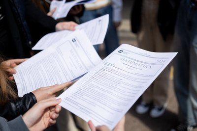 Abiturientai po valstybinio matematikos egzamino