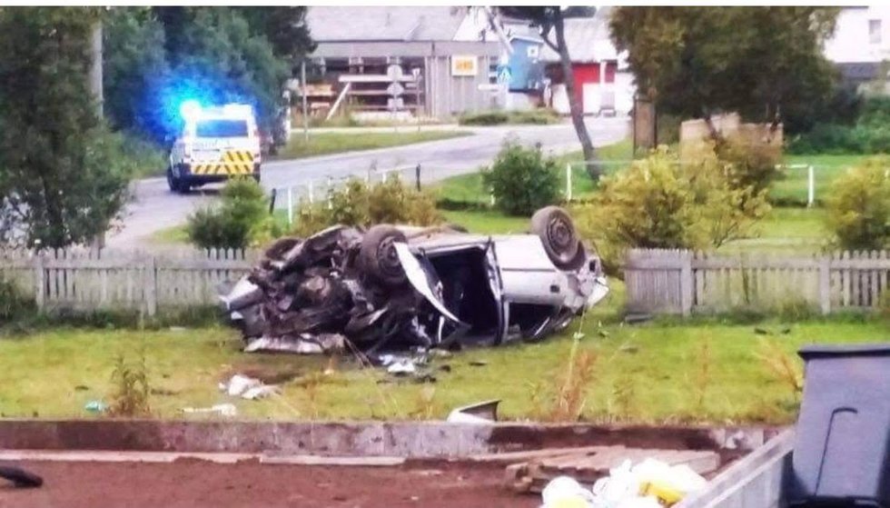 Avarijos vieta (nuotr. asm. archyvo)