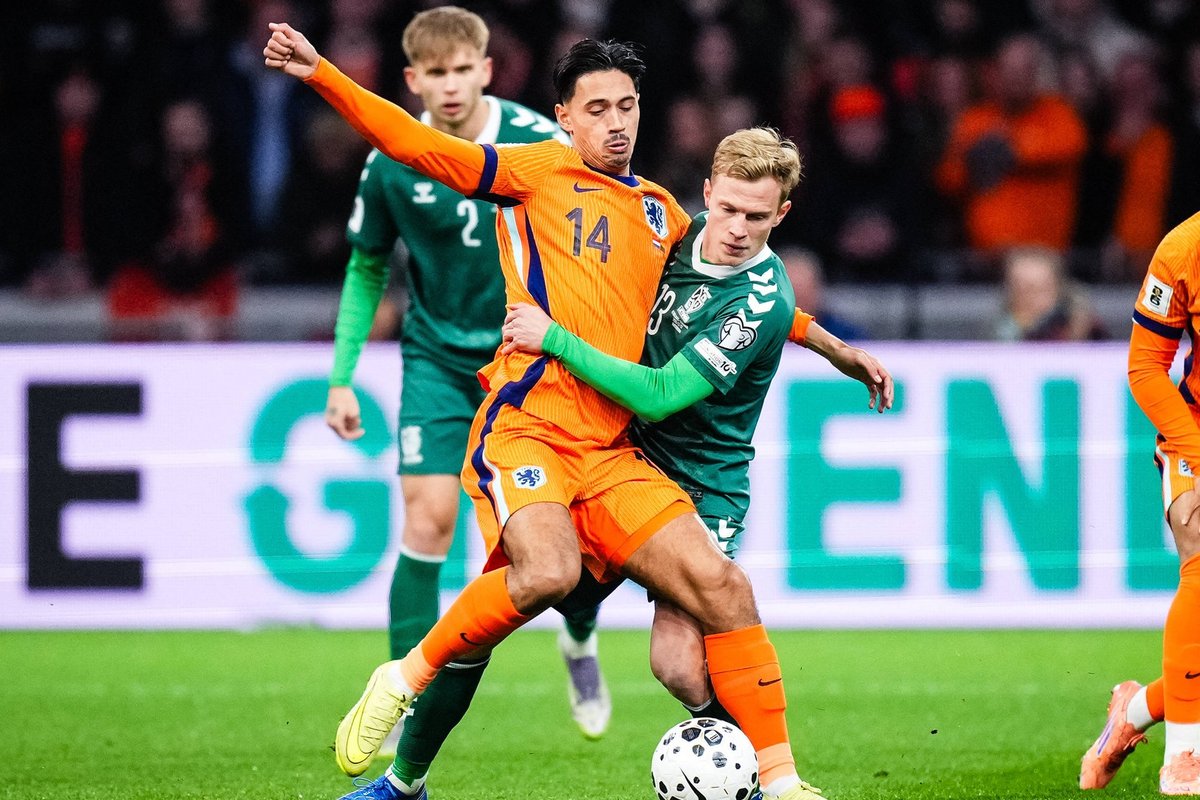 Lietuvos rinktinė įvarčių lietuje neprilygo Nyderlandų žvaigždynui