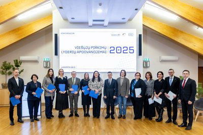 Viešųjų pirkimų lyderių apdovanojimai 2025