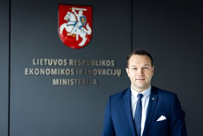 LR ekonomikos ir inovacijų ministras Edvinas Grikšas