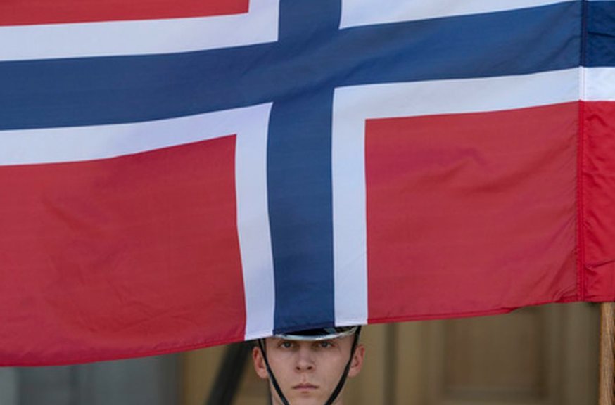 Norvegijos vėliava (nuotr. SCANPIX)