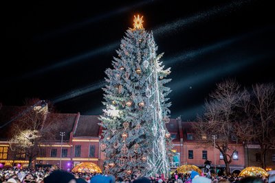 Kalėdų eglutės įžiebimas Kaune 2025