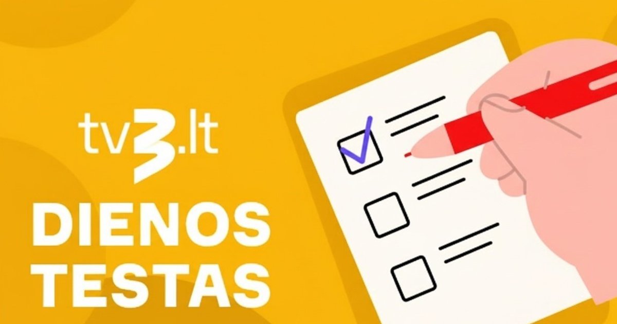 Šeštadienio testas: ar atsakysite į 8 iš 10 bendrųjų žinių klausimų? - tv3.lt