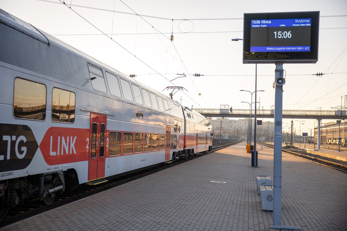 Atnaujinti metiniai traukinių tvarkaraščiai: daugiausia pokyčių numatyta Šiaurės Lietuvoje