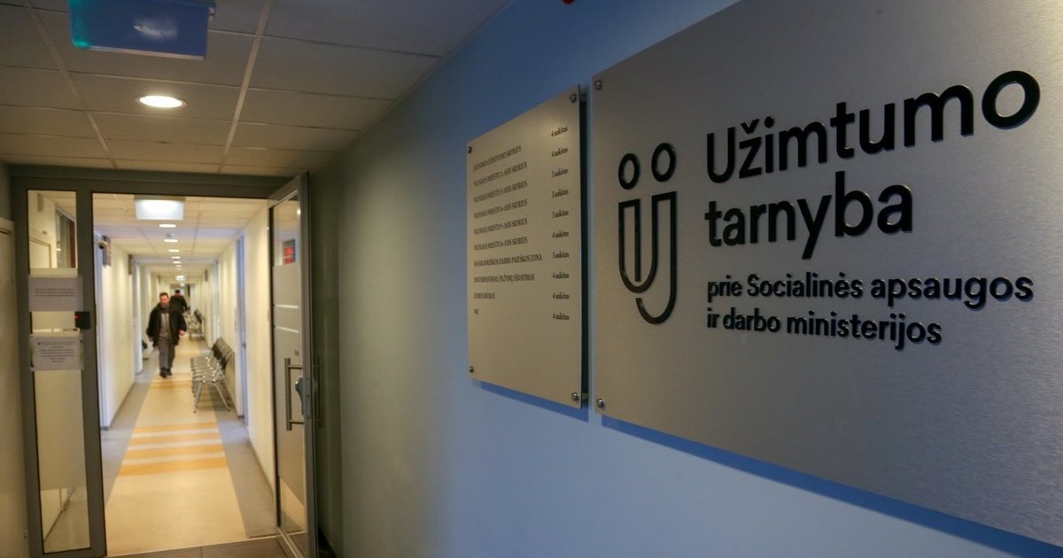 Oficialus nedarbas Lietuvoje spalį smuktelėjo iki 8,2 proc.