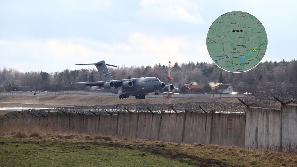 Gyventojai sunerimo: pakilęs karinis lėktuvas suka ratus virš Vilniaus, Čepkelių rezervato – paaiškino, kas vyksta (tv3.lt koliažas)
