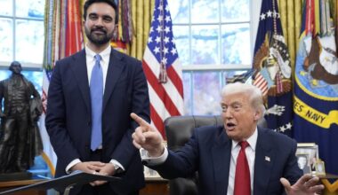 Baltuosiuose rūmuose susitiko Trumpas ir Mamdanis – netikėtai pademonstravo sutarimą