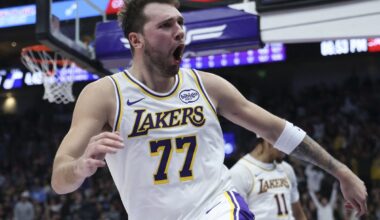 Nuostabų epizodą sukūręs Dončičius atvedė „Lakers“ į pergalę