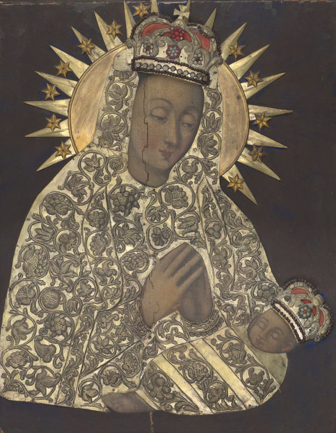 Zofijos Grunt, Joannos Szmit nuotr./Nežinomas dailininkas „Dievo Motina su Kūdikėliu“. Seserų benediktinių abatija Žarnoviece