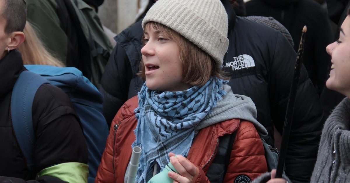 Greta Thunberg buvo išvyta Iš Venecijos