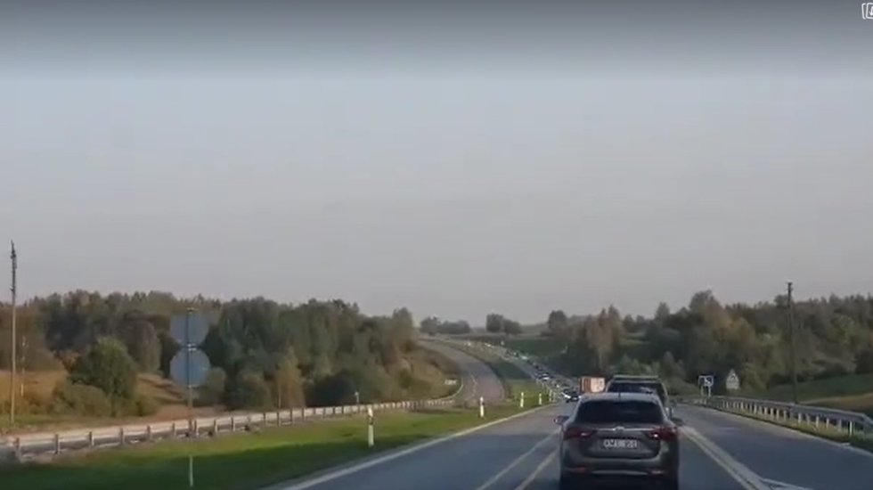 A1 magistralė (nuotr. skaitytojo)