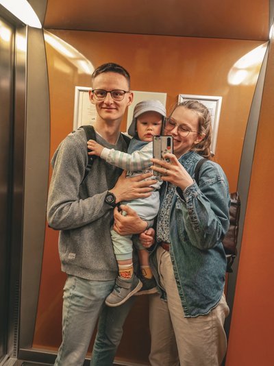 Rimantas, Gustas ir Odeta.