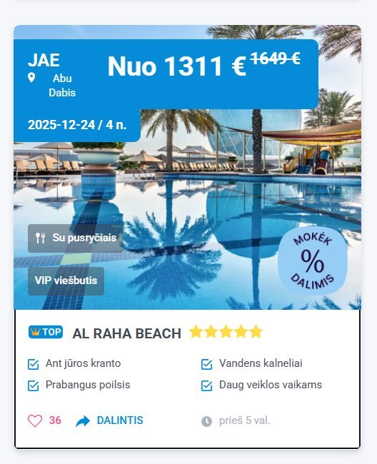 Kelionė per šventes (nuotr. tv3.lt)