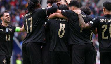 Be Cristiano Ronaldo Portugalija smaginosi: trypė varžovus ir pasiekė du „hat-trickus“