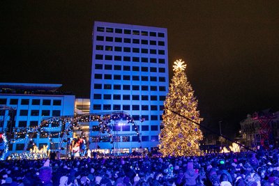 Kauno Kalėdų eglės įžiebimas