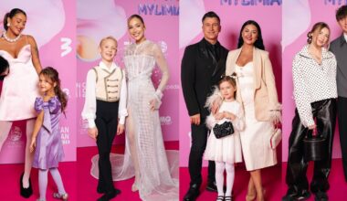 Klaipėdoje vyksta apdovanojimai „Vaikų mylimiausi 2025“: rožiniu kilimu žengė ir Karolina Meschino su dukra