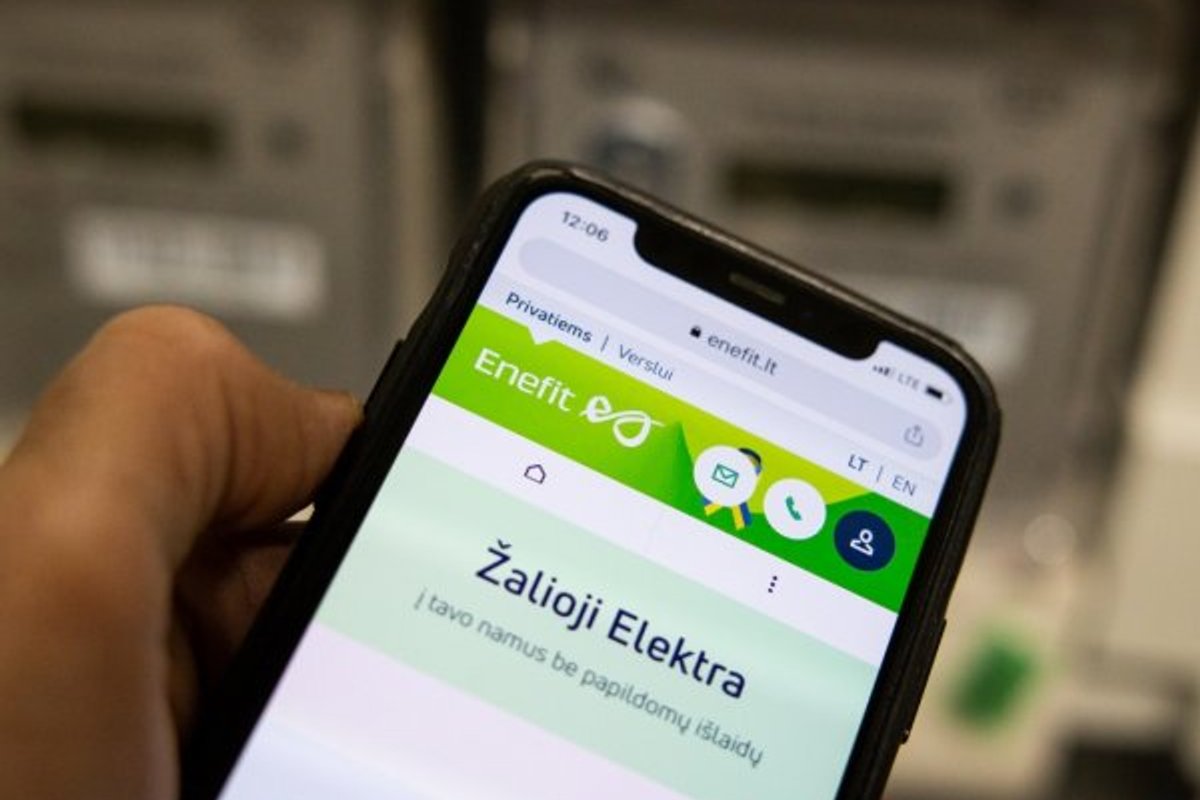 Didėja „Enefit“ elektros planų mėnesinis mokestis