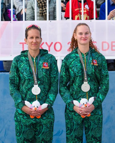 Lietuvos tinklininkės deflimpinėse žaidynėse iškovojo sidabrą | LKSK
