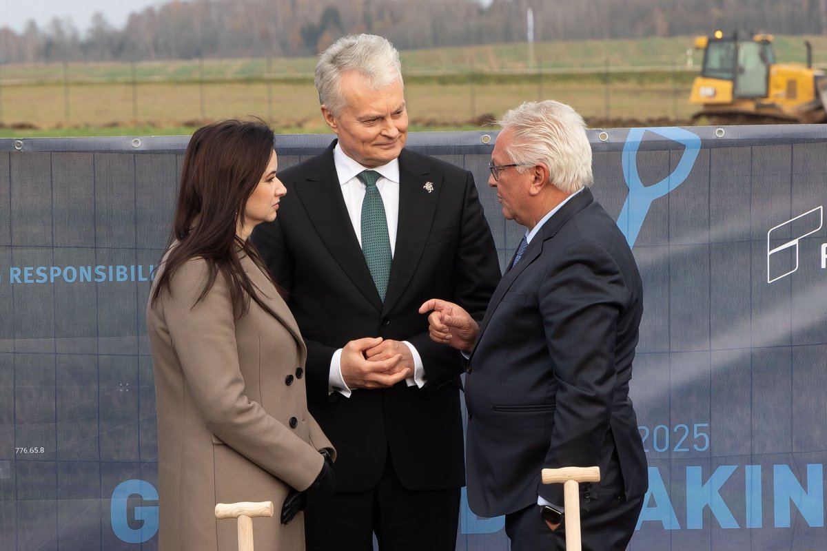 Prezidentas su „Rheinmetall“ vadovu aptarė bendradarbiavimą