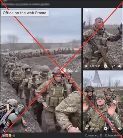 Platinami dirbtiniu intelektu sugeneruoti Ukrainos karių vaizdai