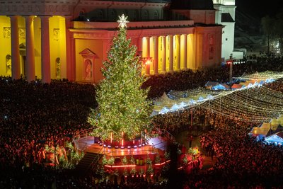 Vilniaus Kalėdų eglutės įžiebimas 2025