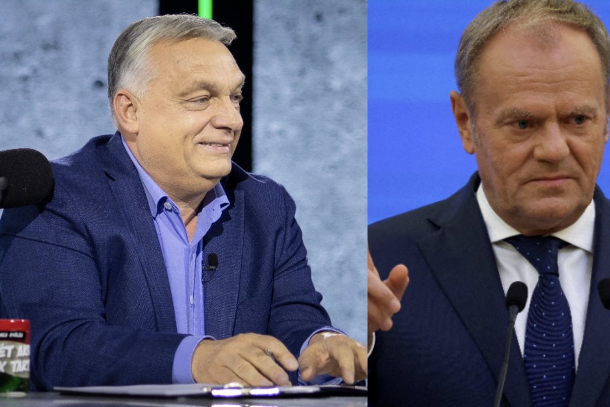 Tuskas pašiepė Orbaną dėl jo pasisakymų