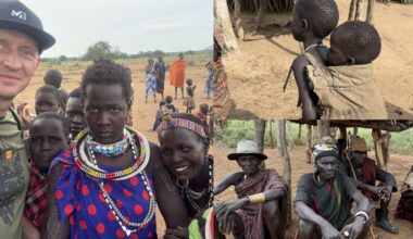 Pietų Sudano genties gyvenimas: vaikai medžioja ir valgo žiurkes